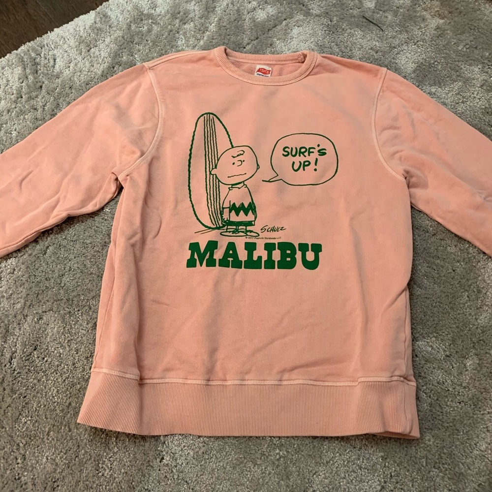 Rare Charlie Brown Malibu Crewneck